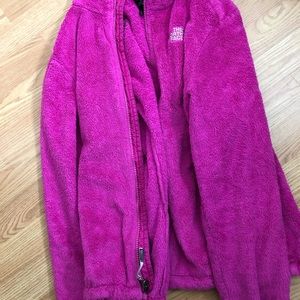 Pink The  north face fleece jacket medium